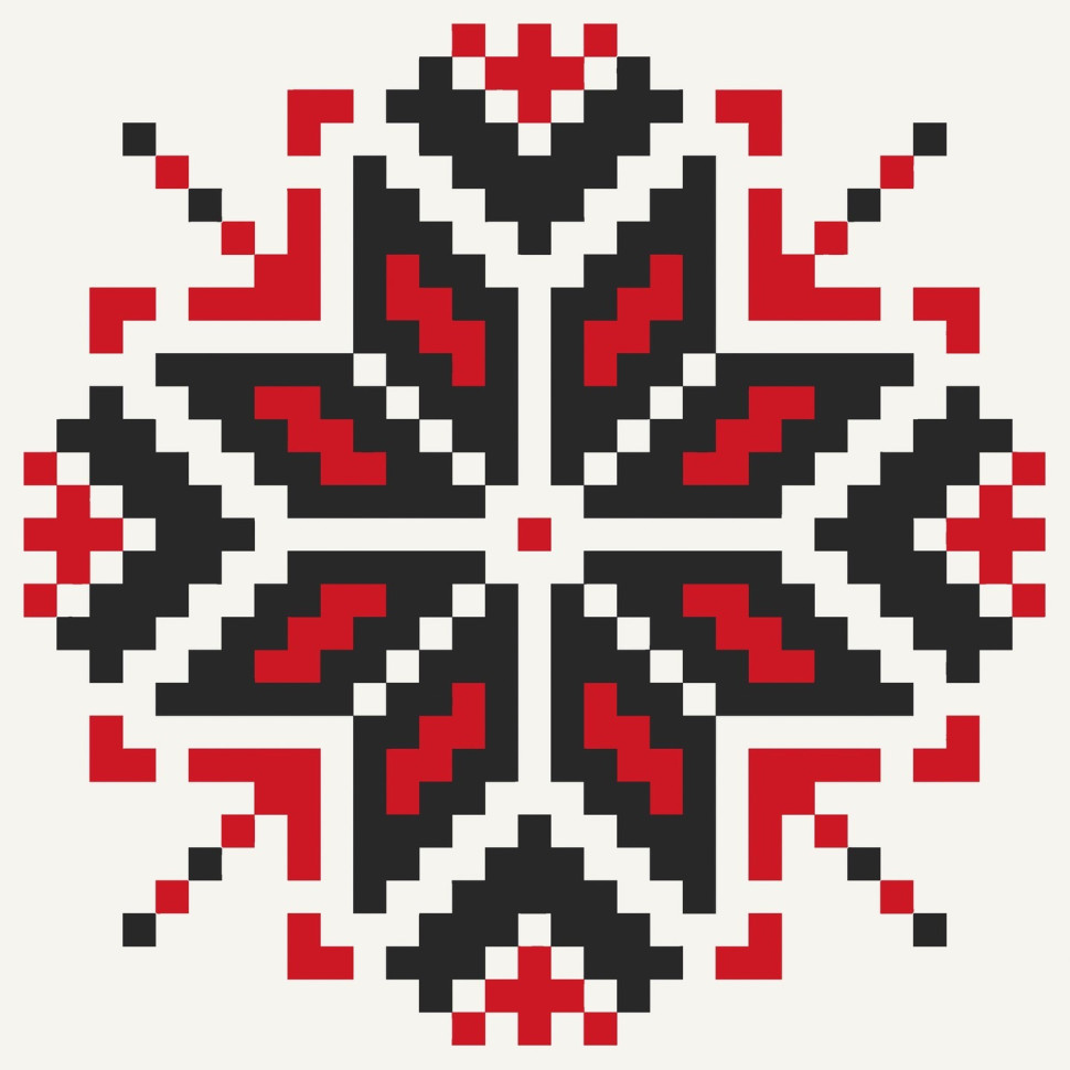 ArtCraft Картини за номерами. Етнічний орнамент 30x30 см