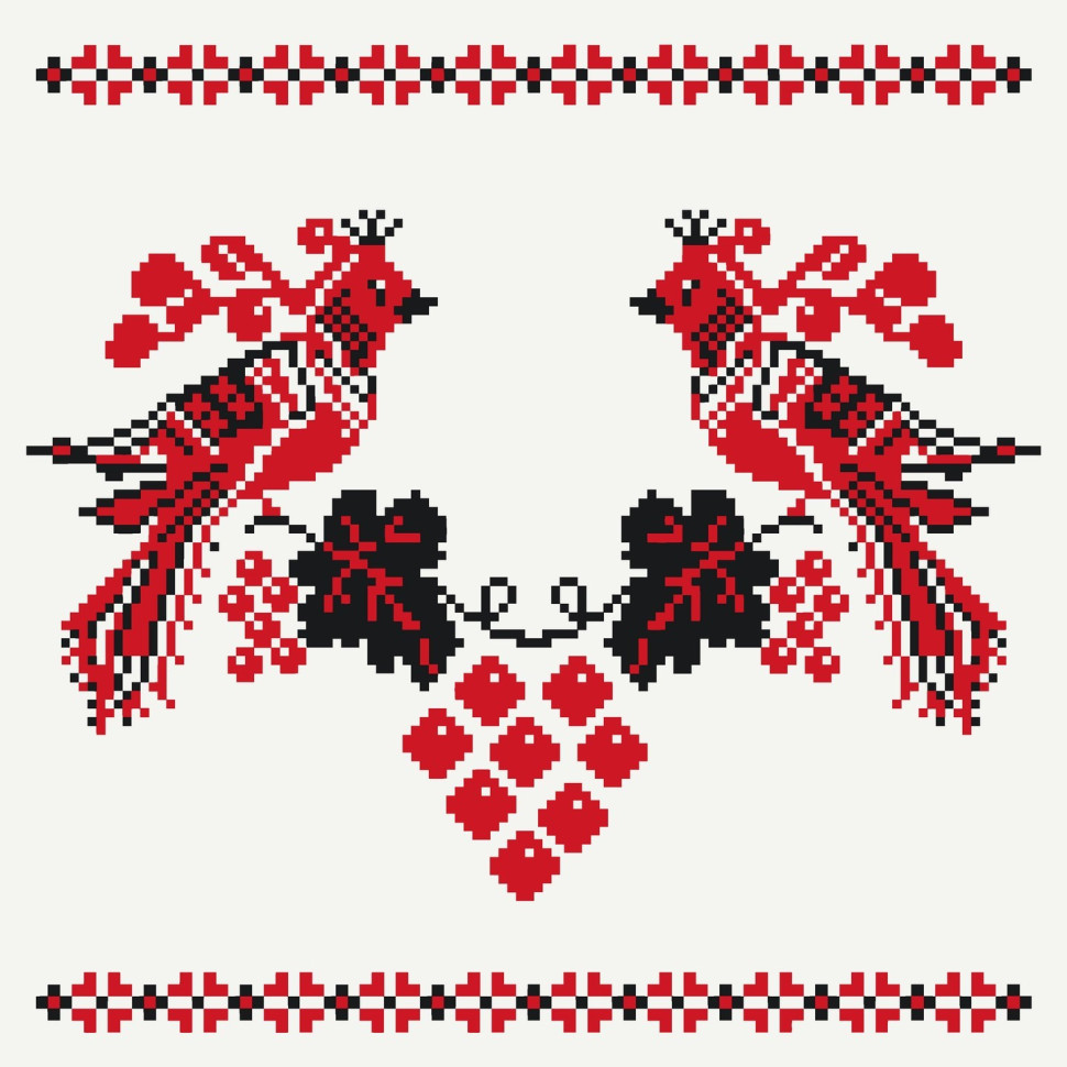 ArtCraft Картина за номерами. Весільний орнамент  30x30 см 