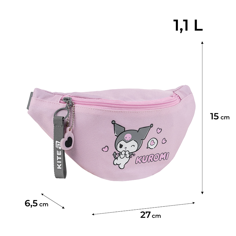 Сумка-бананка дитяча Kite Kids Kuromi HK25-2577-1. Фото 2