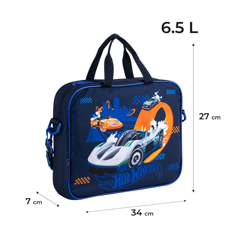 Шкільна текстильна сумка Kite Hot Wheels HW25-589. Фото 2