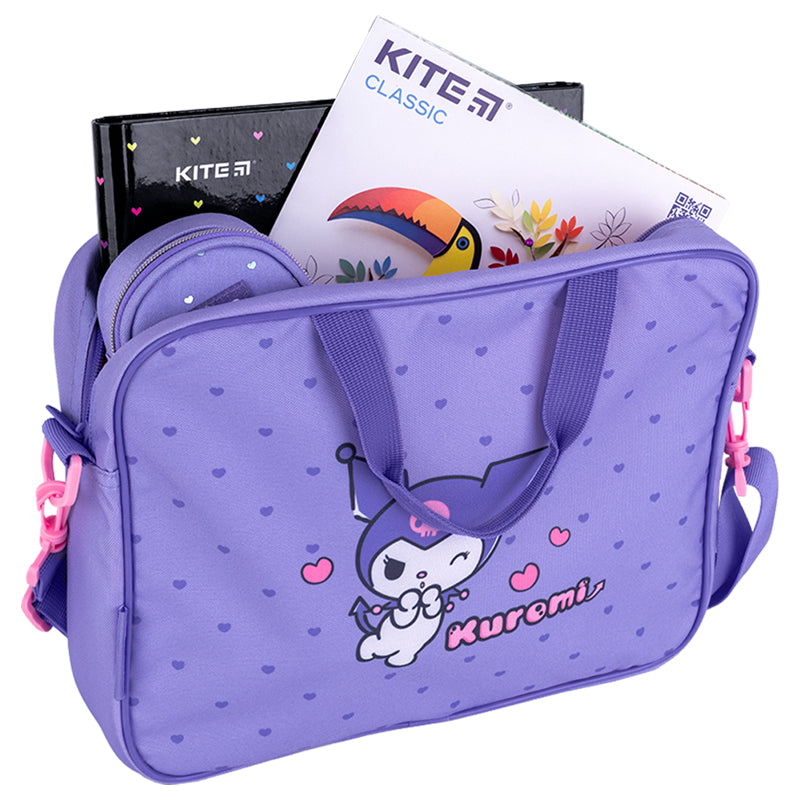 Шкільна текстильна сумка Kite Kuromi HK25-589-2. Фото 5