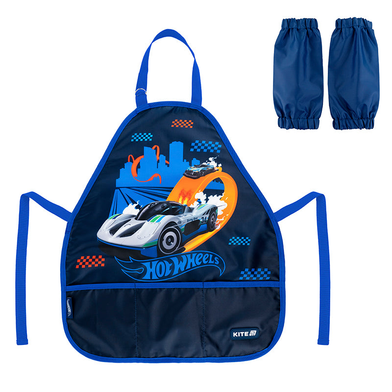 Фартух з нарукавниками Kite Education Hot Wheels HW25-161
