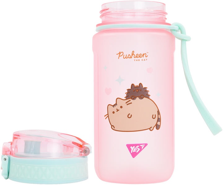 Пляшка для води Yes Pusheen 500 мл рожева 708321. Фото 3