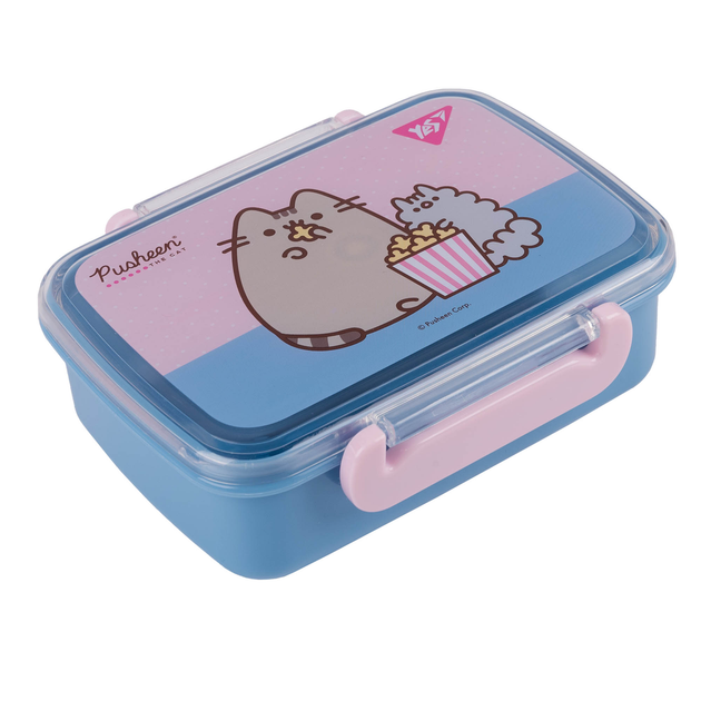 Ланчбокс Yes Pusheen блакитно-рожевий 420 мл 708364