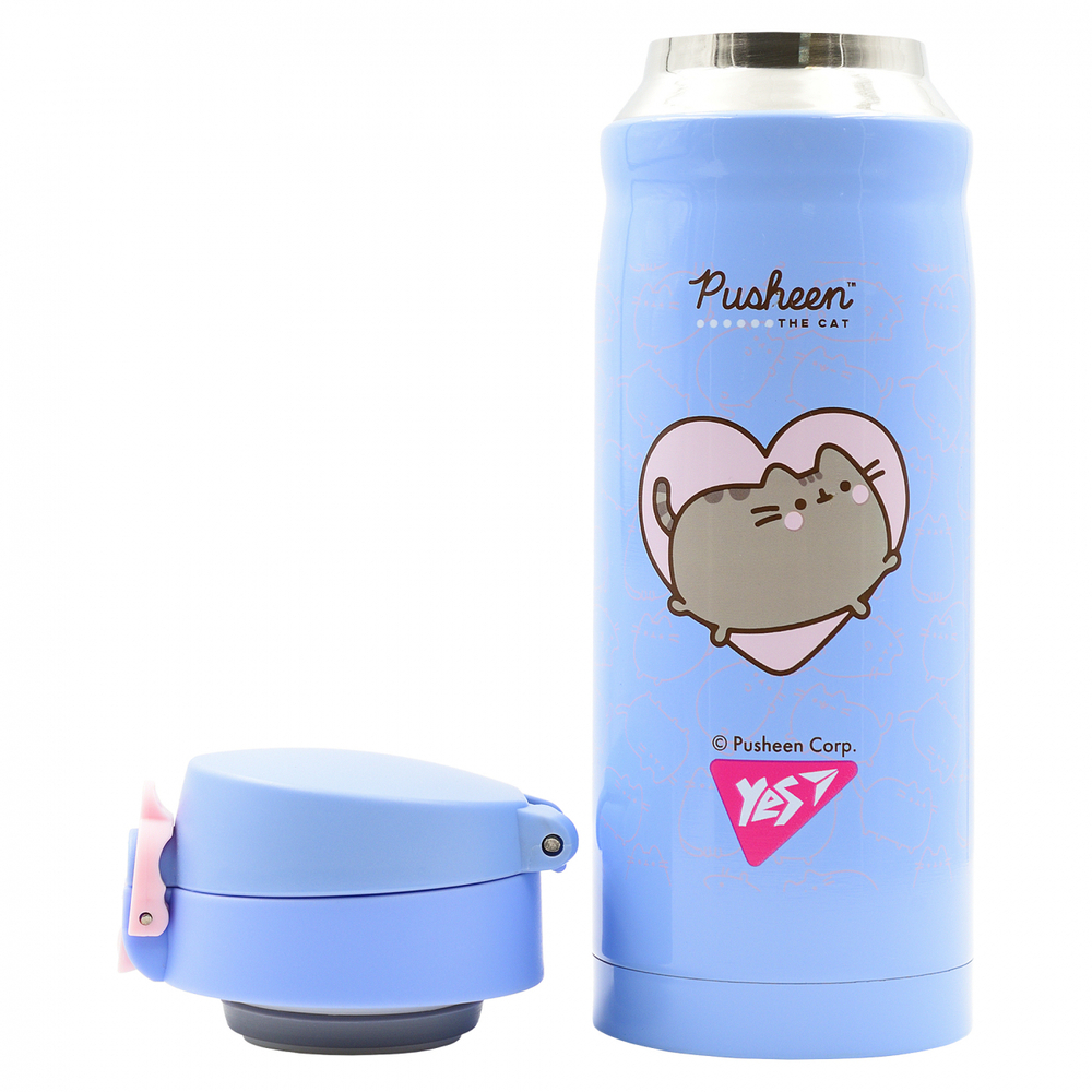 Термос Yes Pusheen блакитний 350 мл 708331. Фото 4