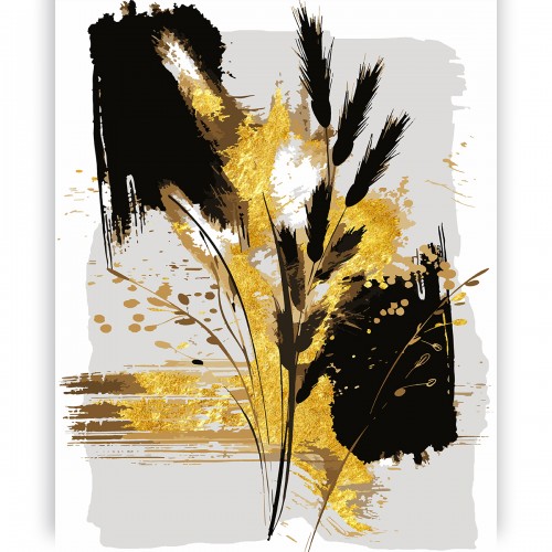 SANTI Картина за номерами. Колоски 40x50 см поталь