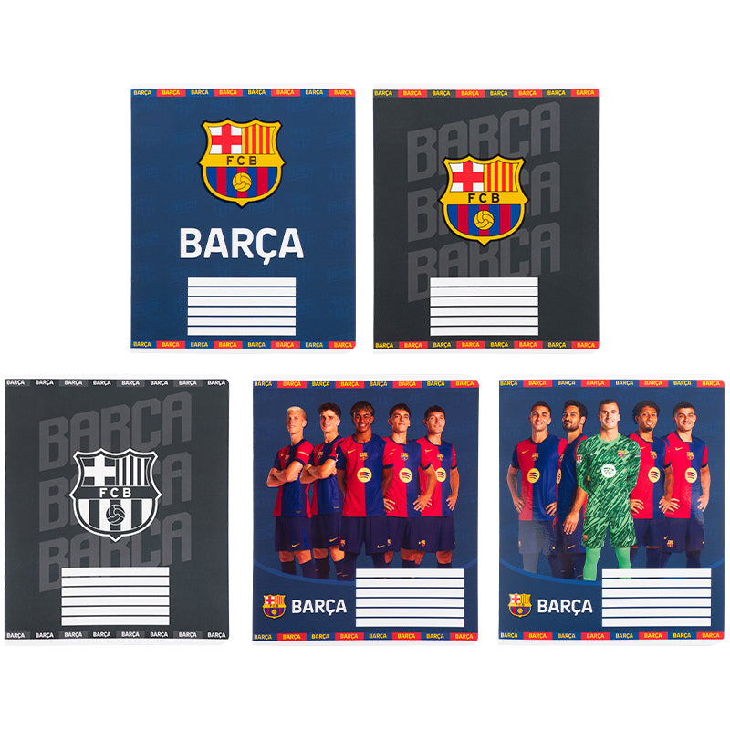 Зошит шкільний Kite FC Barcelona 12 аркушів, клітинка BC25-232