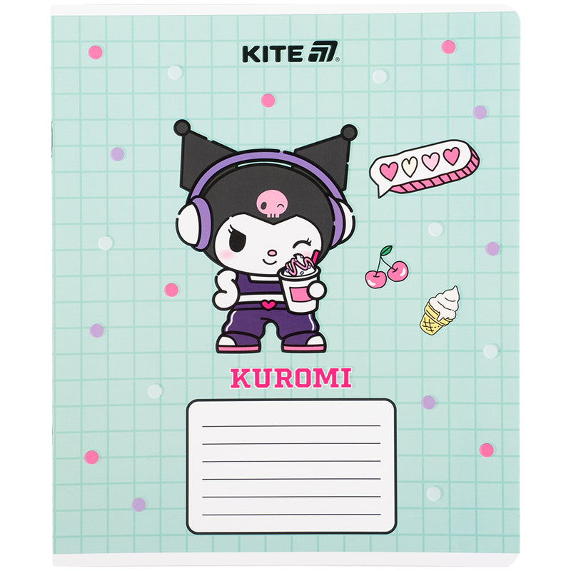 Зошит шкільний Kite Kuromi 12 аркушів, клітинка HK25-232-4. Фото 12