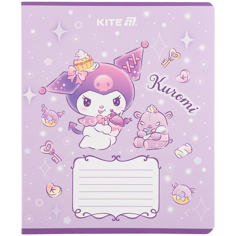 Зошит шкільний Kite Kuromi12 аркушів, клітинка HK25-232-3. Фото 6