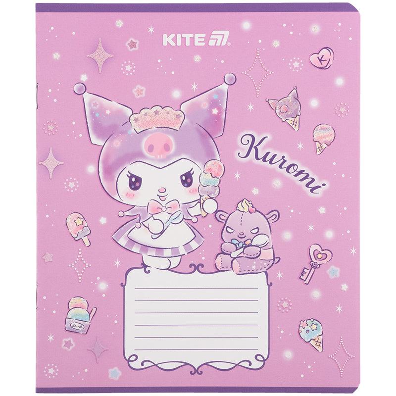 Зошит шкільний Kite Kuromi12 аркушів, клітинка HK25-232-3. Фото 8
