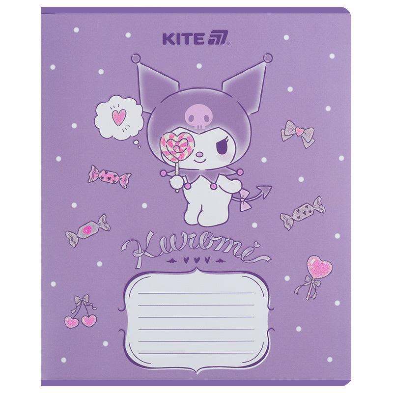 Зошит шкільний Kite Kuromi 12 аркушів, лінія HK25-234-2. Фото 4