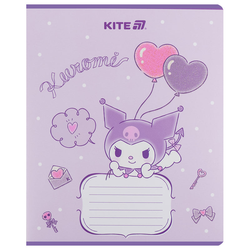 Зошит шкільний Kite Kuromi 12 аркушів, лінія HK25-234-2. Фото 8