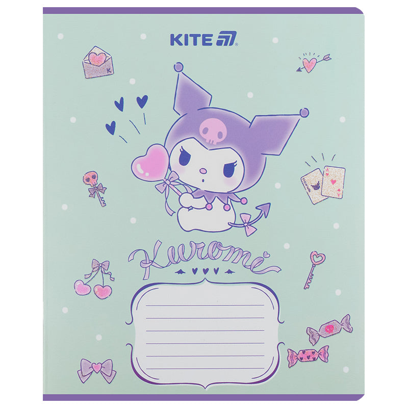 Зошит шкільний Kite Kuromi 12 аркушів, лінія HK25-234-2. Фото 10