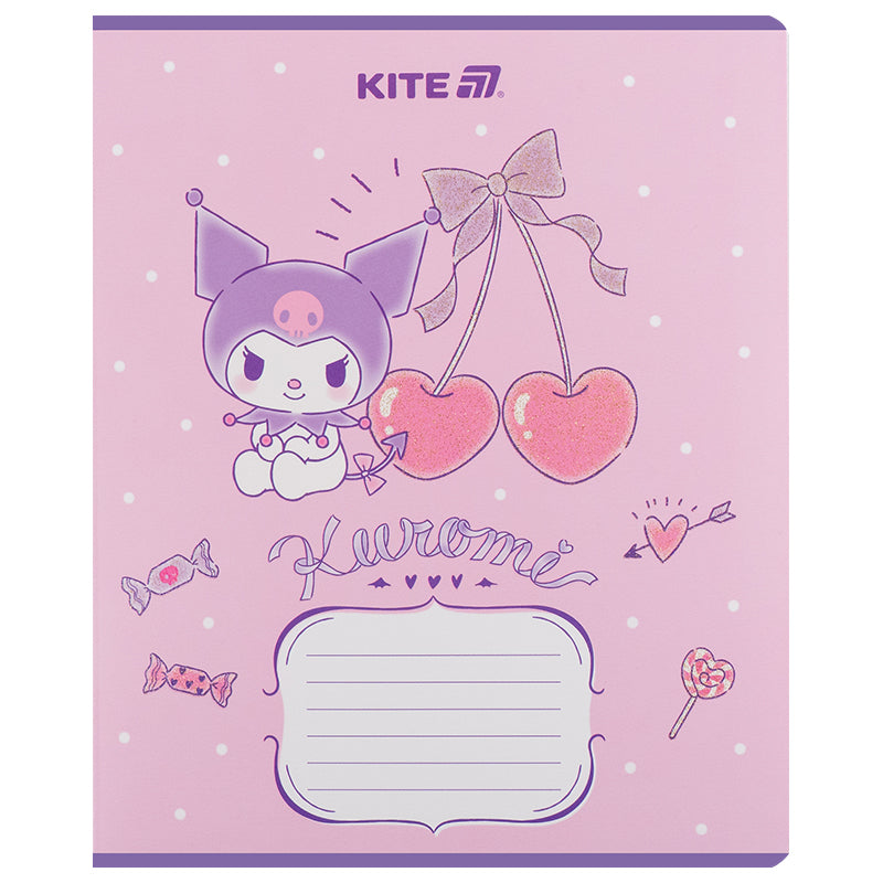 Зошит шкільний Kite Kuromi 12 аркушів, лінія HK25-234-2. Фото 6