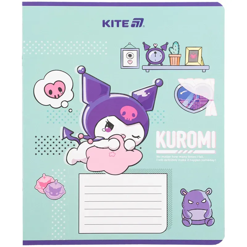Зошит шкільний Kite Kuromi 18 аркушів, клітинка HK25-236-1. Фото 12