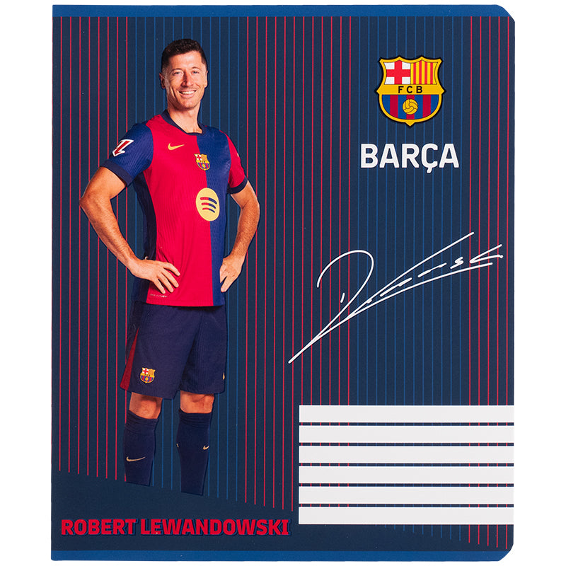 Зошит шкільний Kite FC Barcelona 18 аркушів, клітинка BC25-236. Фото 8