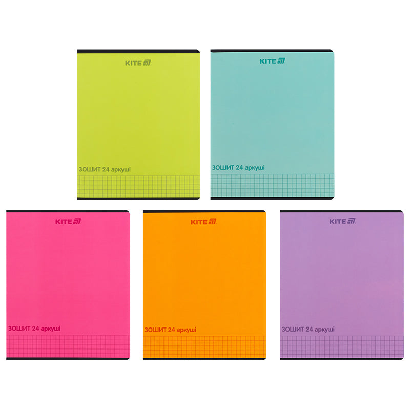 Зошит шкільний Kite One color 24 аркуші, клітинка K25-238-2