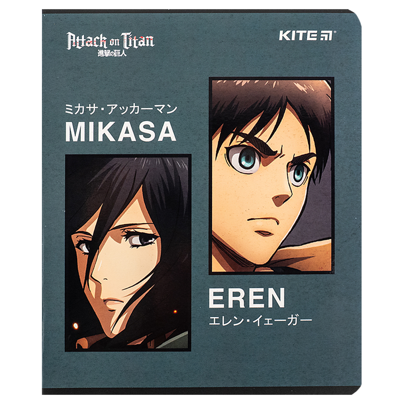 Зошит шкільний Kite Attack on Titan 24 аркуша, лінія AT24-239. Фото 9
