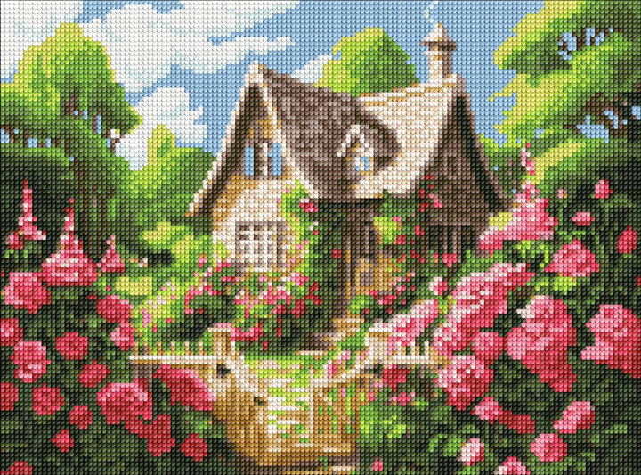 Ideyka Алмазна мозаїка Затишний будиночок 30x40см