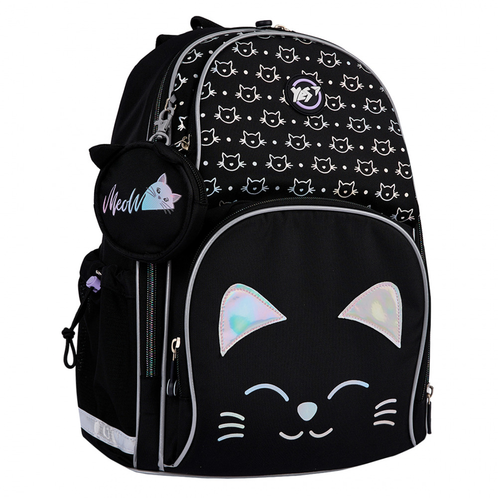 Рюкзак шкільний напівкаркасний Yes S-100 Smiling Cats 559871