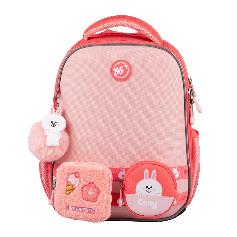 Рюкзак шкільний каркасний Yes H-100 Line Friends Pretty Cony 559849. Фото 3