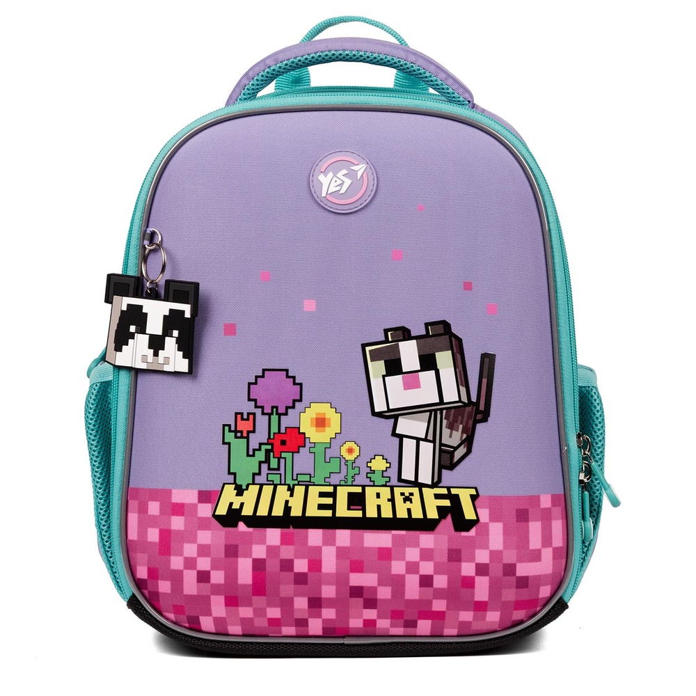 Рюкзак шкільний каркасний Yes H-100 Minecraft Pinky 550094. Фото 3