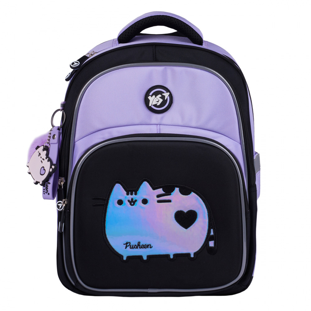 Рюкзак шкільний напівкаркасний Yes S-91 Pusheen Shiny 559816. Фото 3