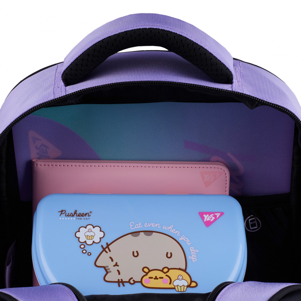 Рюкзак шкільний напівкаркасний Yes S-91 Pusheen Shiny 559816. Фото 13