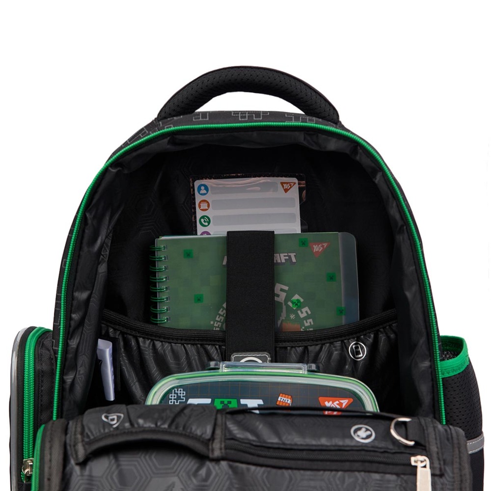 Рюкзак шкільний YES S-101 Minecraft Time LED. Фото 12