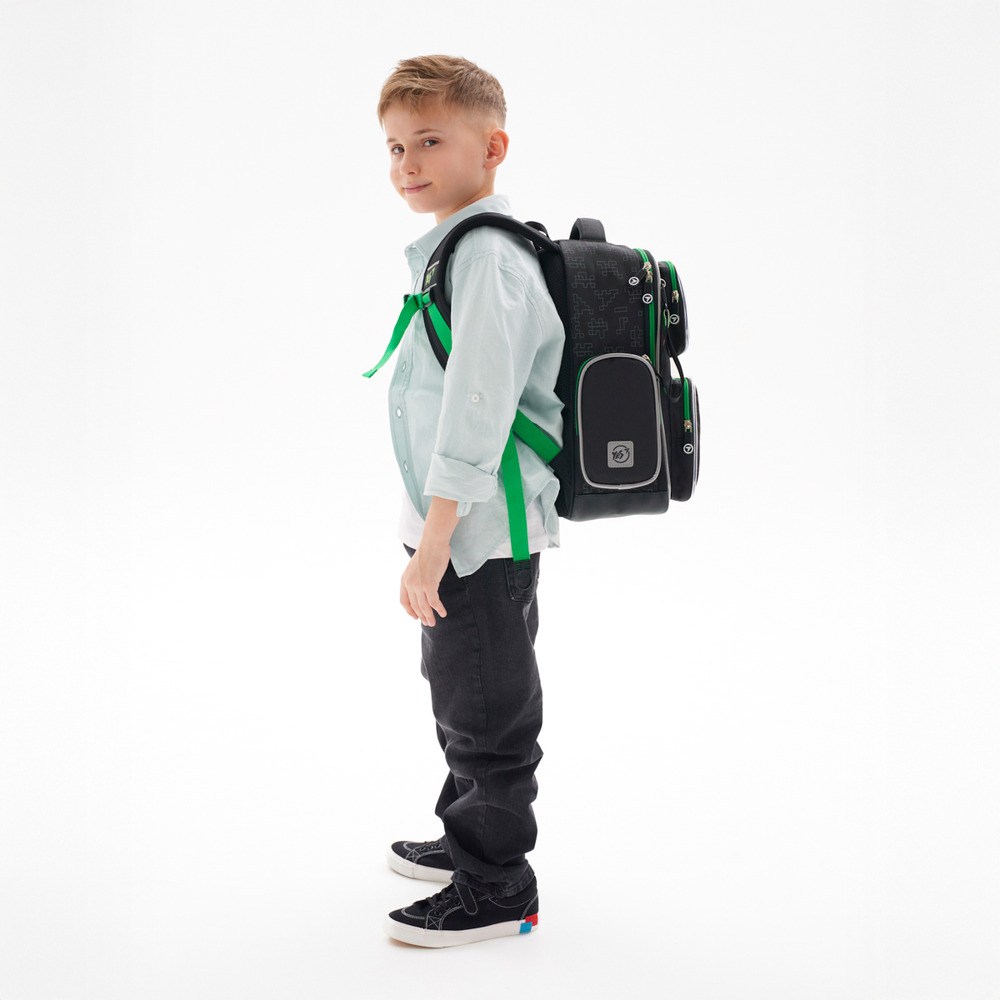 Рюкзак шкільний YES S-101 Minecraft Time LED. Фото 18