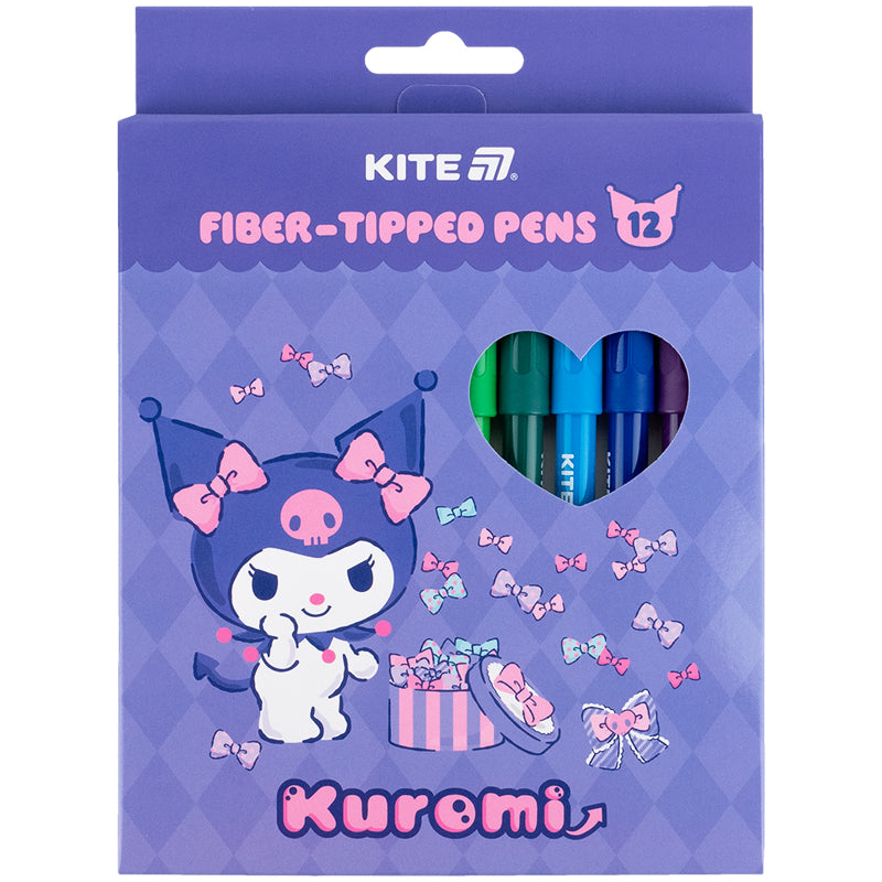 Фломастери Kite Kuromi 12 кольорів HK25-447-2