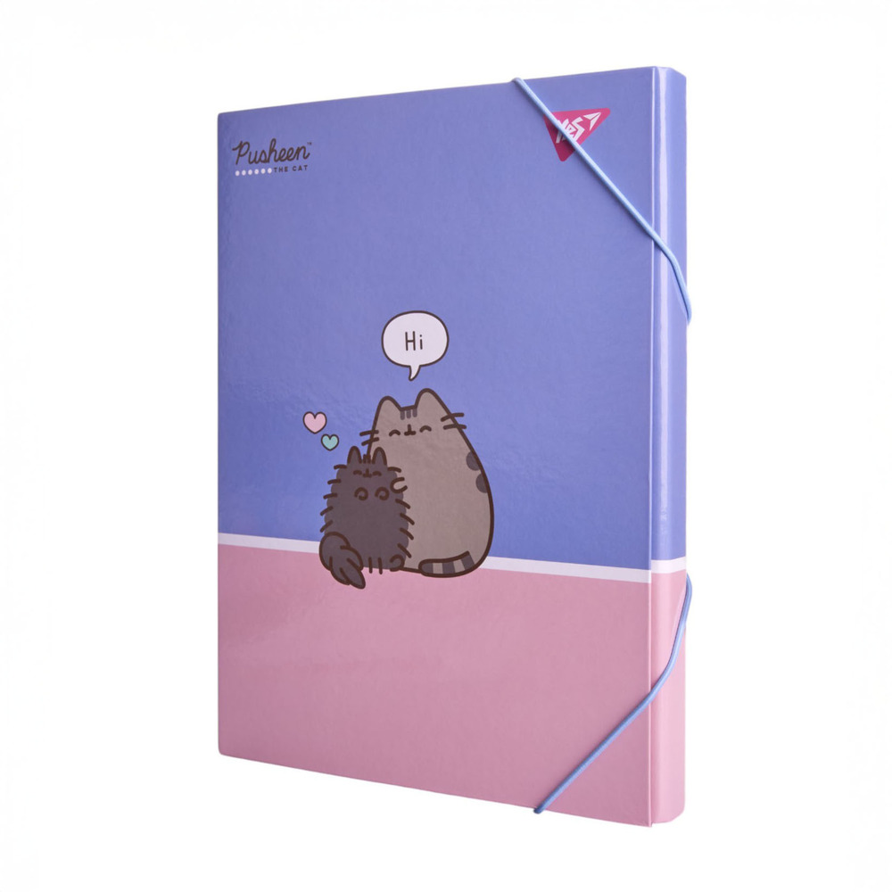 Папка для праці Yes картонна А4 Pusheen 500249