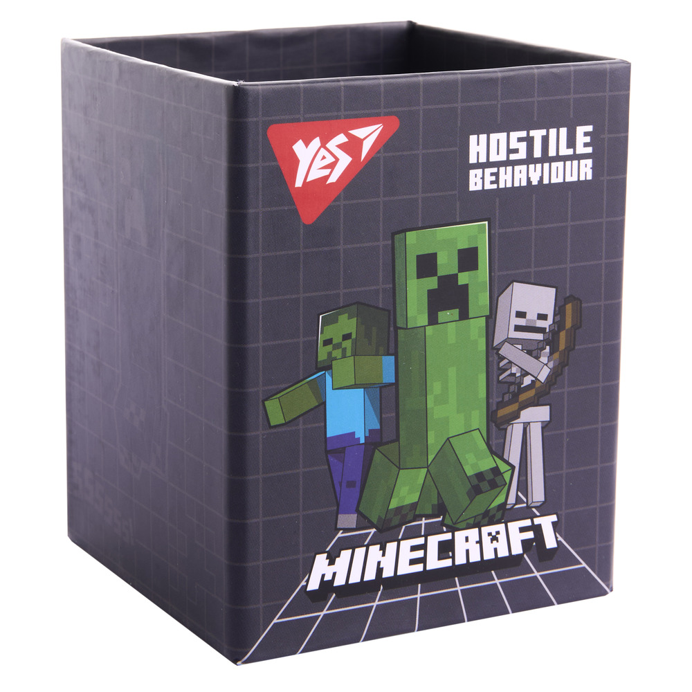 Стакан для письмового приладдя Yes Minecraft, картон 708332