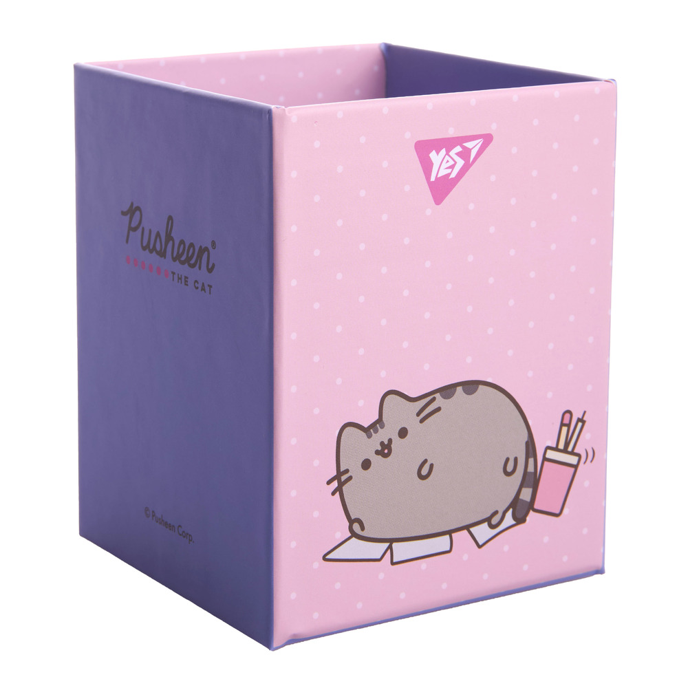 Стакан для письмового приладдя Yes Pusheen, картон 708333