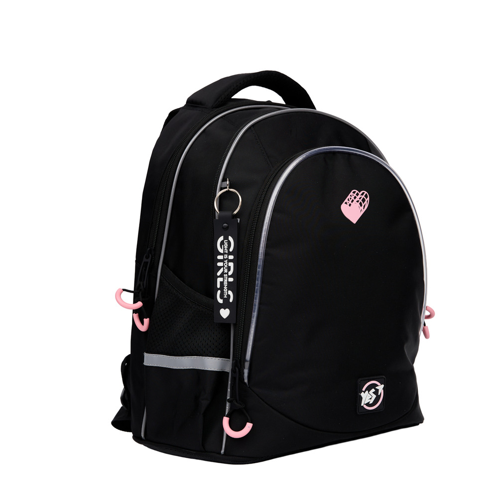 Рюкзак шкільний YES TS-52 Pink Heart LED