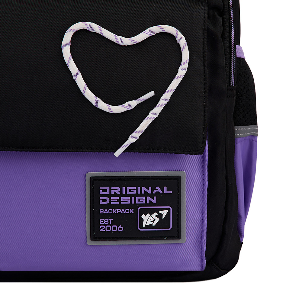 Рюкзак шкільний Yes TS-48 Purple Hearts 559923. Фото 17