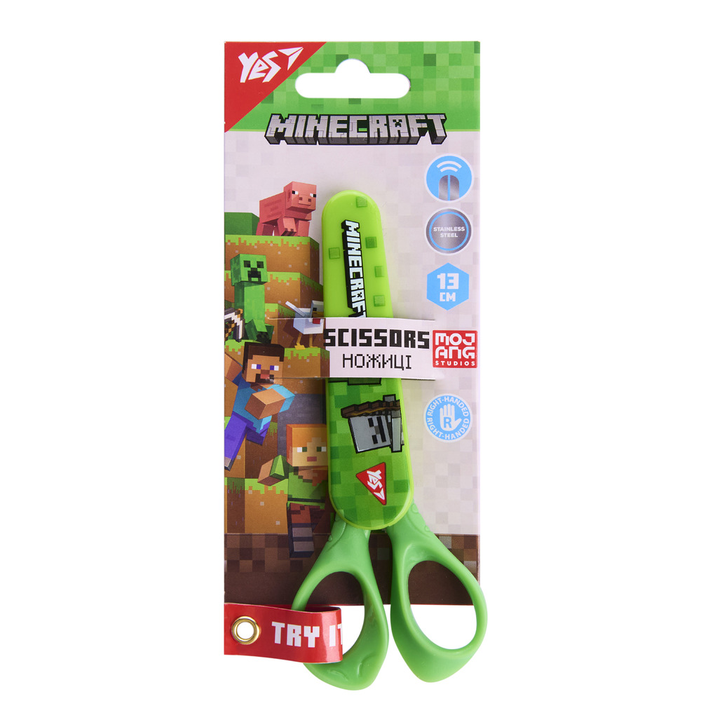 Ножиці Yes Minecraft 13 см у футлярі 480463