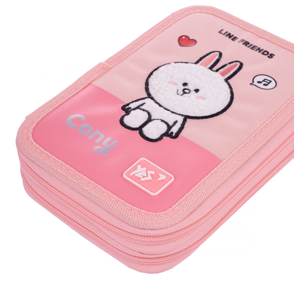 Пенал твердий подвійний Yes HP-01 Line Friends Pretty Choco and Cony 533638. Фото 3