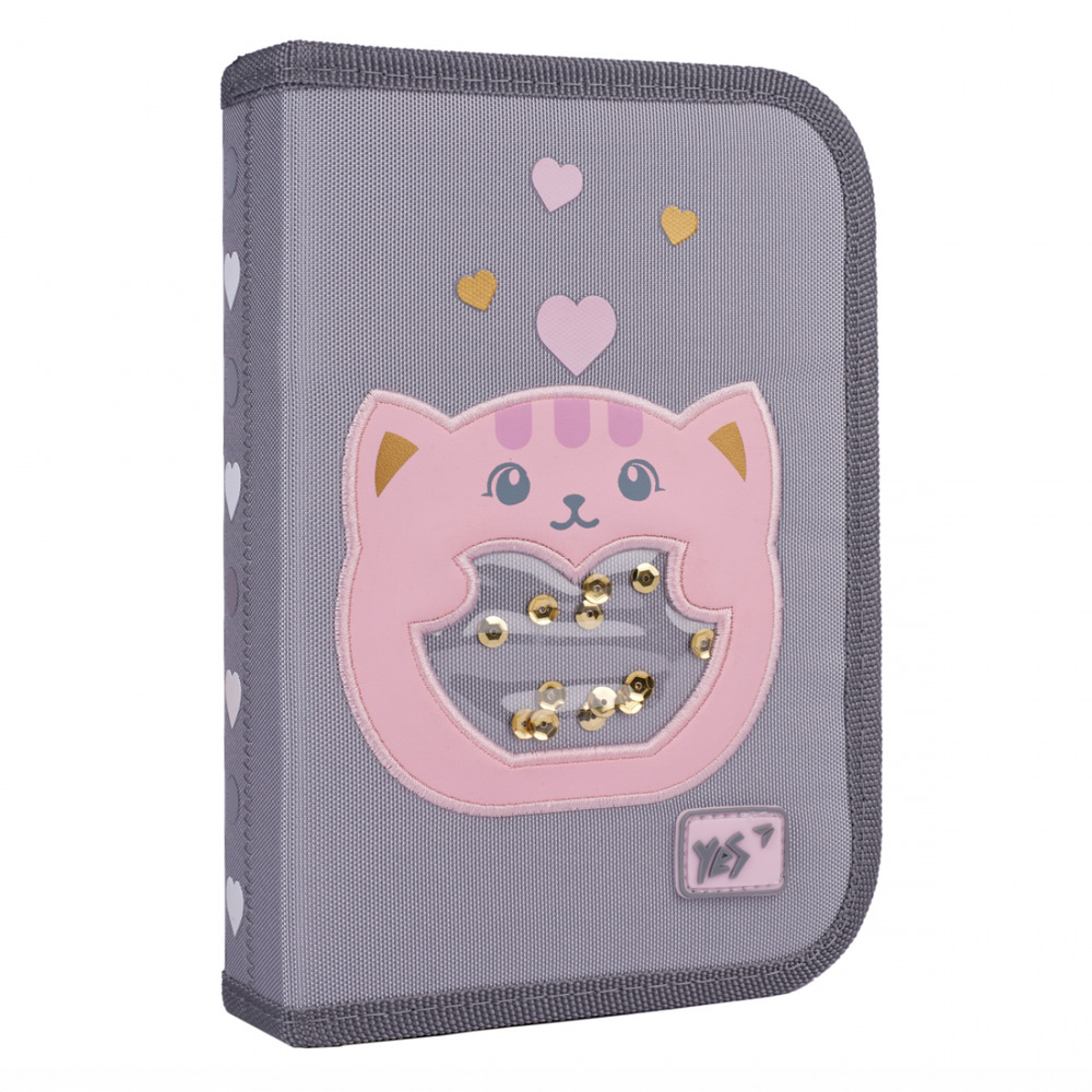 Пенал твердий одинарний з клапаном Yes HP-03 With Love 533659
