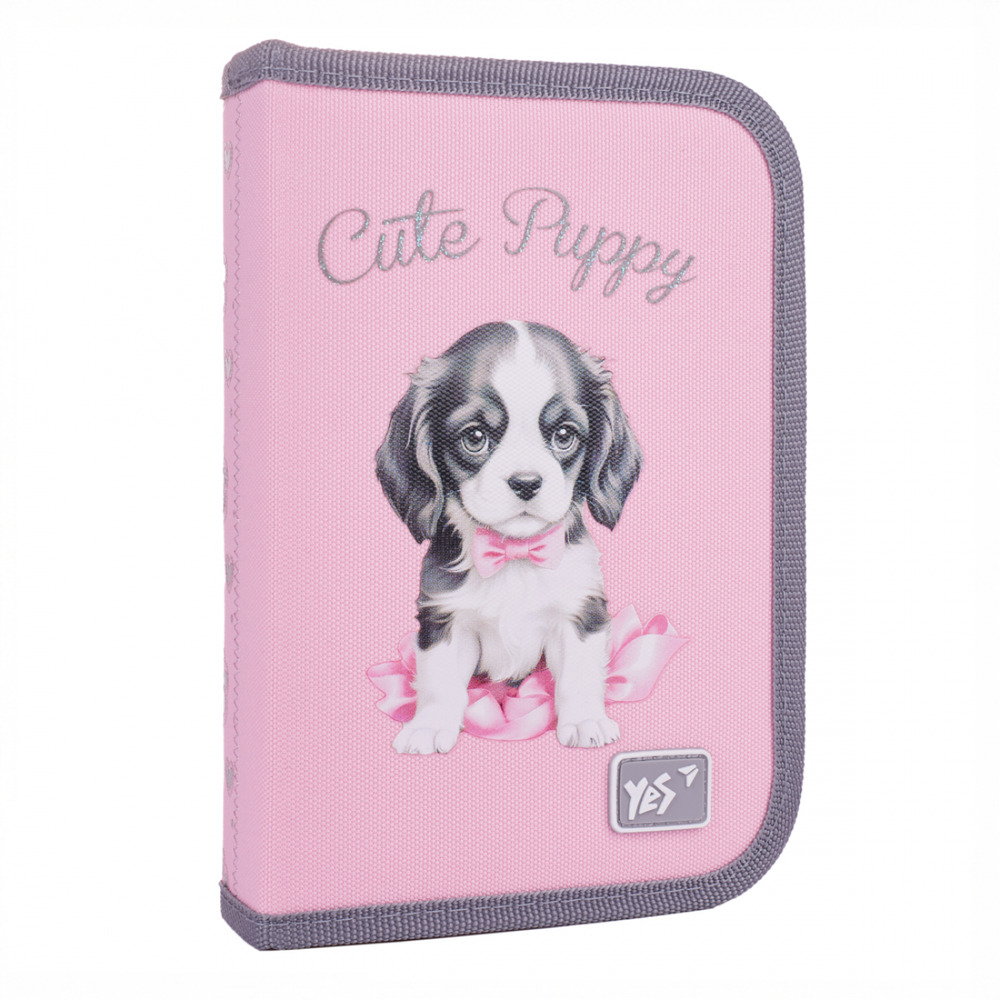 Пенал твердий одинарний з двома клапанами Yes HP-04 Doggy Princess 533706