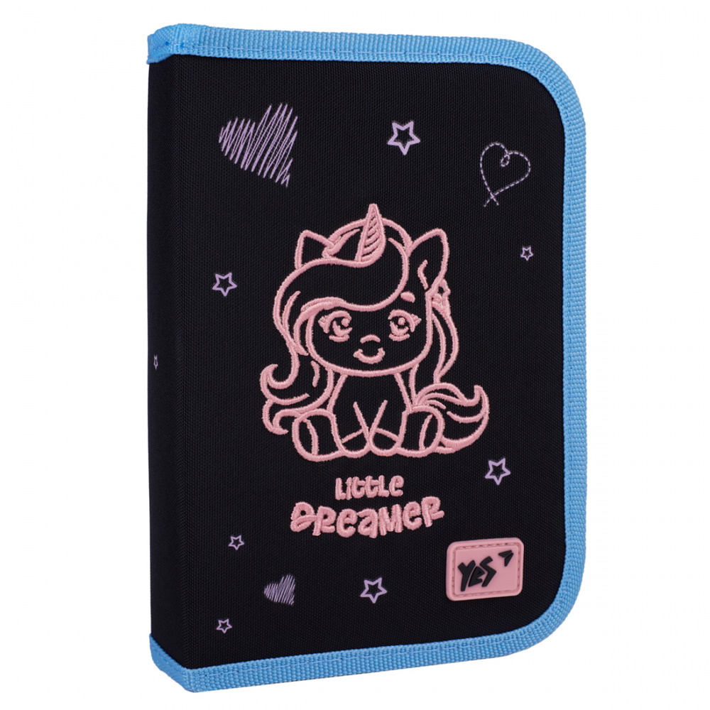Пенал твердий одинарний з двома клапанами Yes HP-04 Cute Unicorn 533627