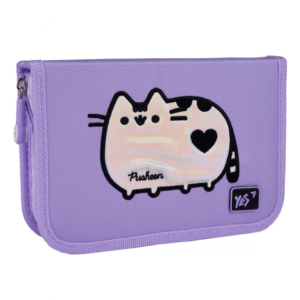 Пенал твердий одинарний з двома клапанами Yes HP-04 Pusheen Shiny 533628