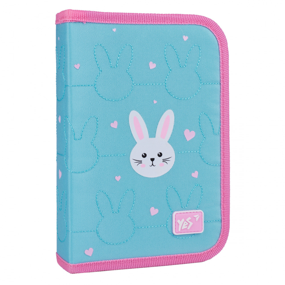 Пенал твердий одинарний з двома клапанами Yes HP-04 Funny Bunny 533625