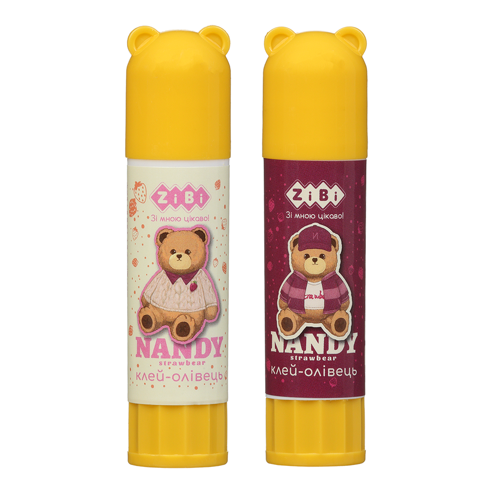 Клей-олiвець ZiBi Bear Toy 15г PVP ZB.6304 (24 шт). Фото 2