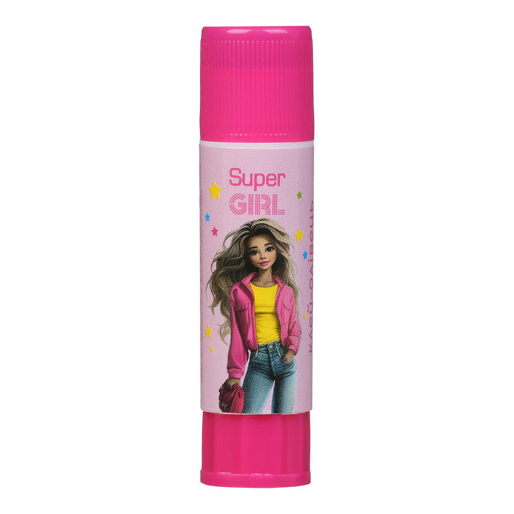 Клей-олiвець ZiBi Super Girl 9г PVP ZB.6303 (24 шт). Фото 2