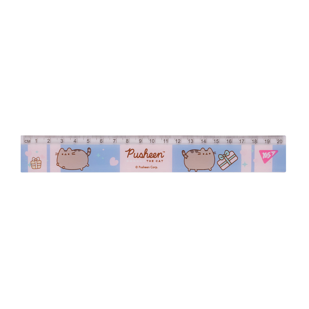 Лінійка Yes 20 см Pusheen 370683. Фото 2