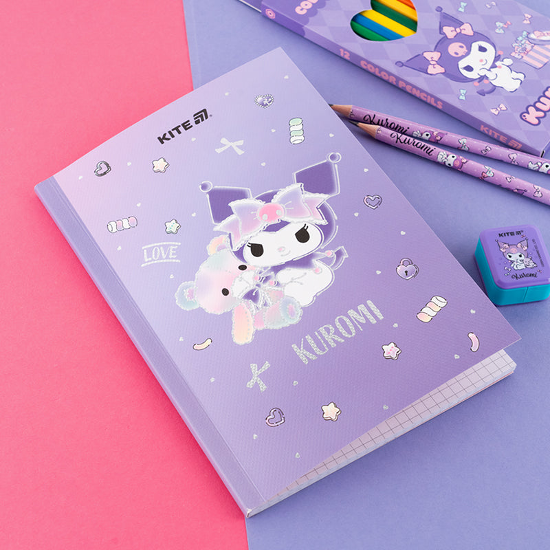 Блокнот Kite Kuromi HK24-091-2, А5, 40 аркушів, клітинка. Фото 5