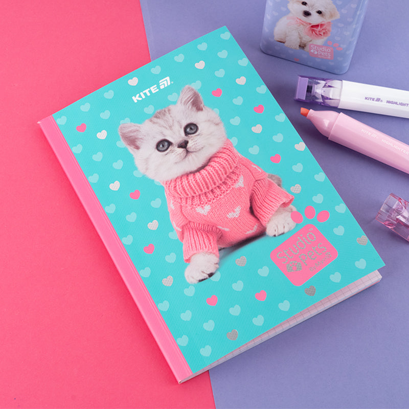 Блокнот Kite Studio Pets SP24-091, А5, 40 аркушів, клітинка. Фото 5