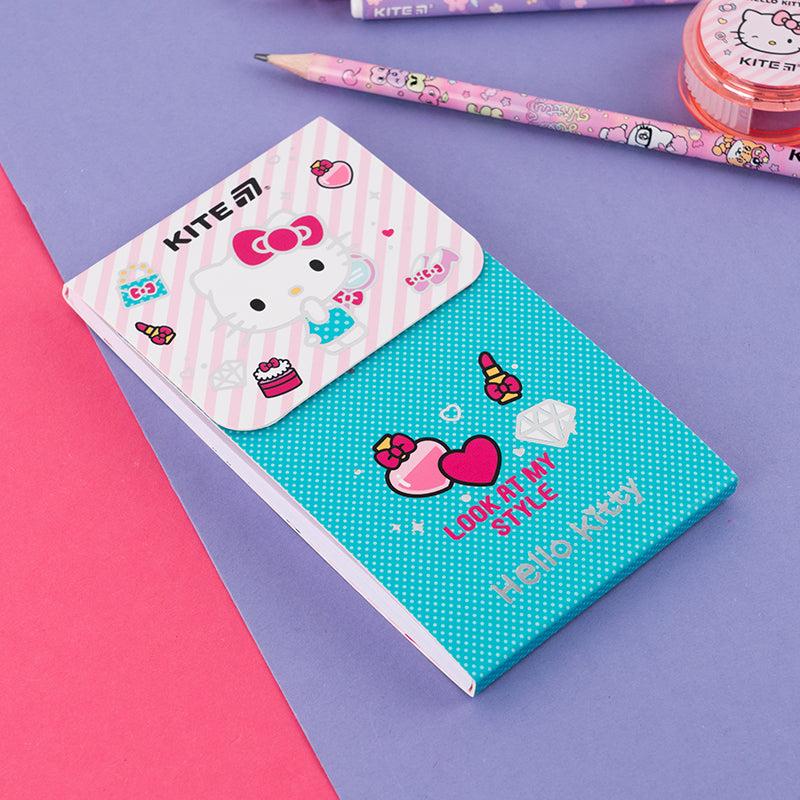 Блокнот на магніті Kite Hello Kitty HK24-092-1, 60 аркушів, клітинка. Фото 5