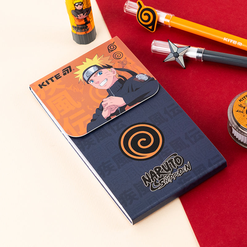 Блокнот на магніті Kite Naruto NR24-092, 60 аркушів, клітинка. Фото 5